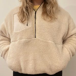 Super Cozy Cropped Quarter Zip